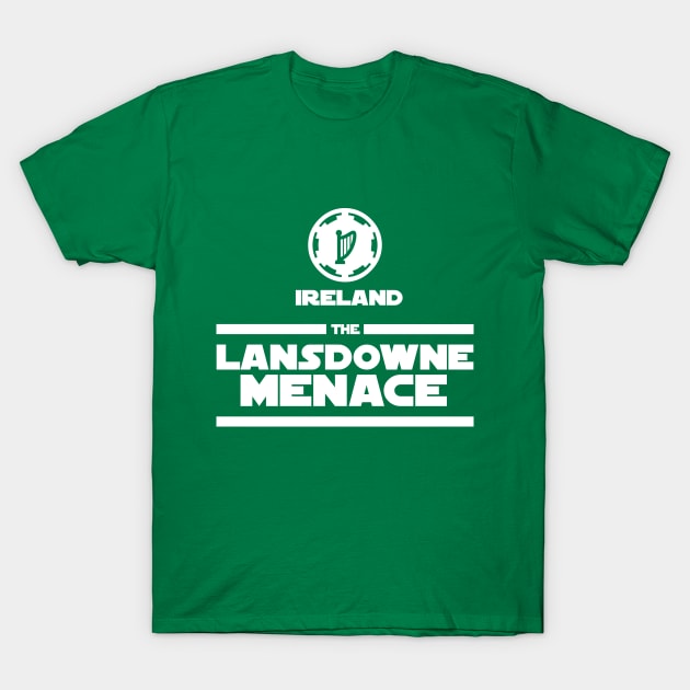 Ireland Rugby - The Lansdowne Menace T-Shirt by stariconsrugby